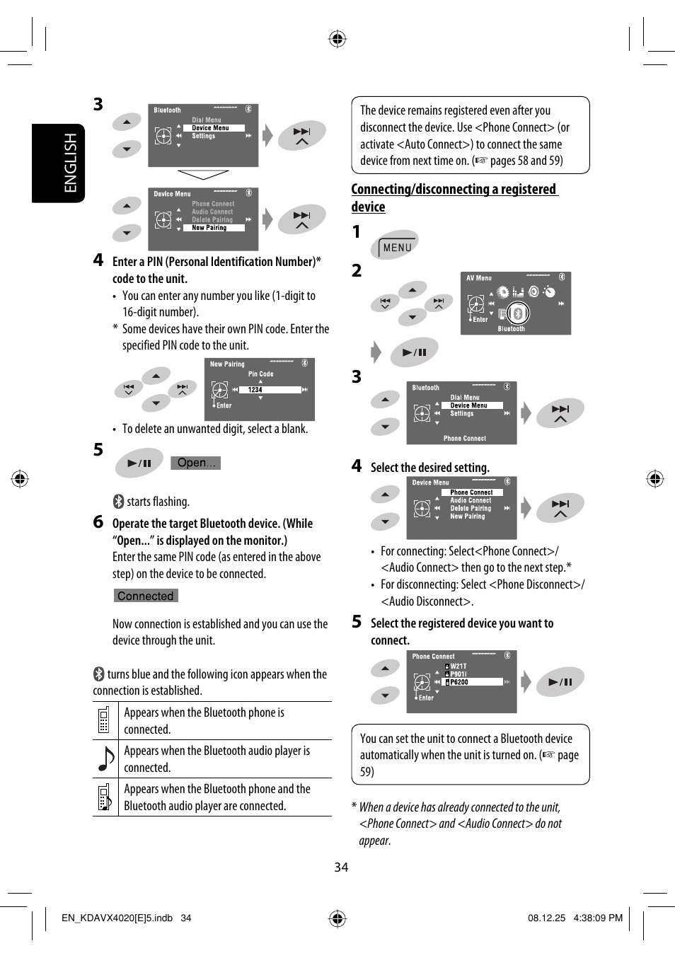 JVC KD-AVX40 User Manual | Page 36 / 292