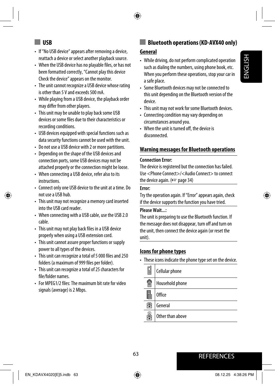 JVC KD-AVX40 User Manual | Page 65 / 292