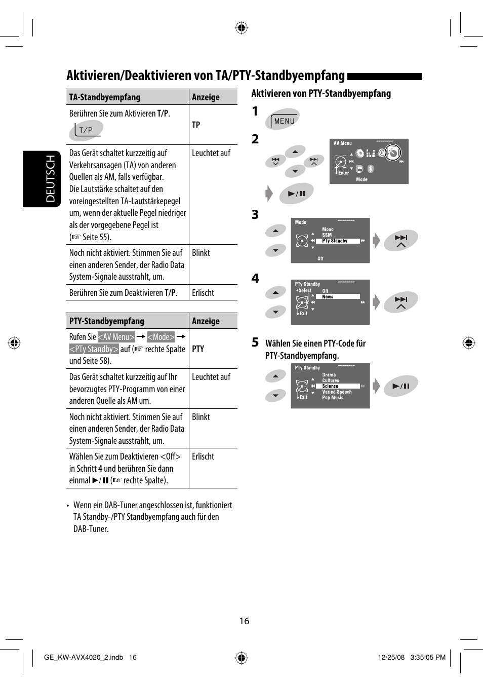 Aktivieren/deaktivieren von ta/pty-standbyempfang | JVC KD-AVX40 User Manual | Page 90 / 292