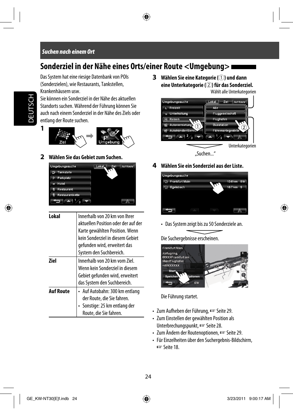 Deutsch | JVC KW-NT30 User Manual | Page 114 / 274