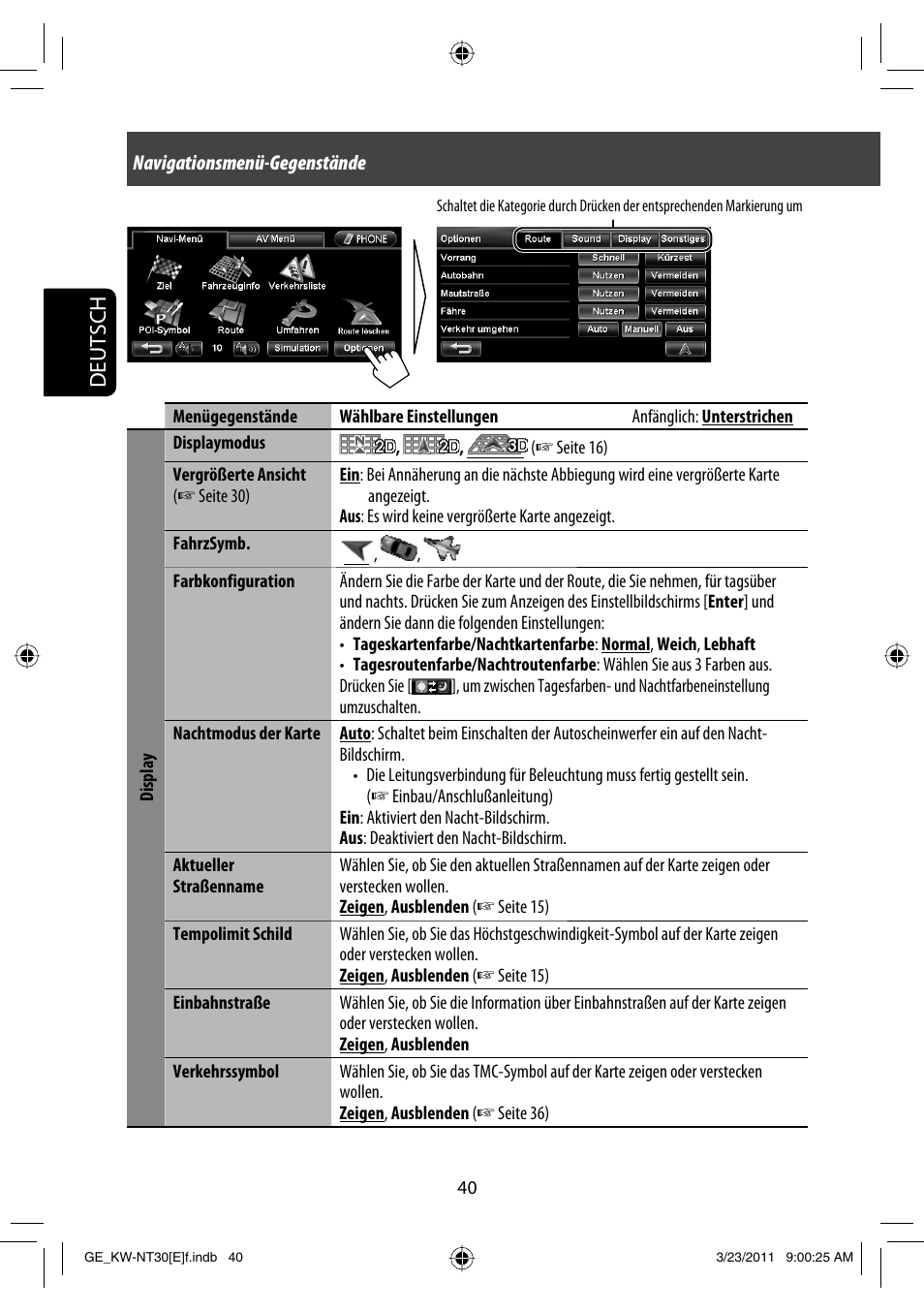 Deutsch | JVC KW-NT30 User Manual | Page 130 / 274