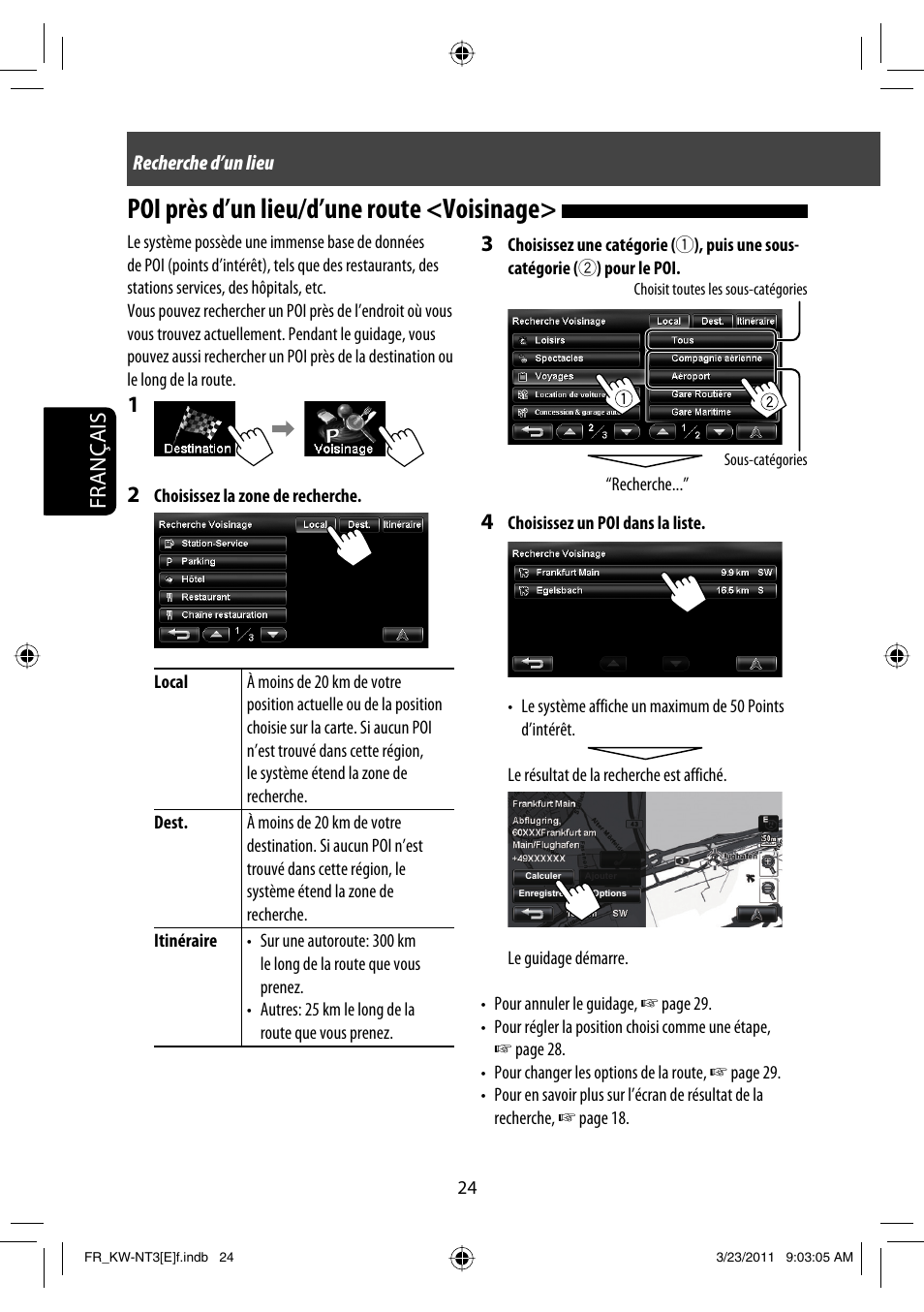 Poi près d’un lieu/d’une route <voisinage, Français | JVC KW-NT30 User Manual | Page 204 / 274