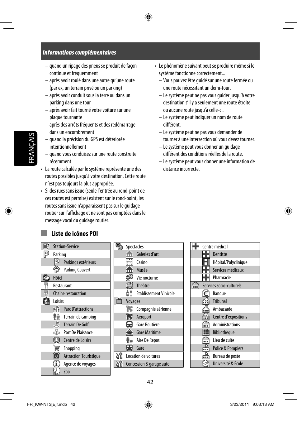 Français liste de icônes poi | JVC KW-NT30 User Manual | Page 222 / 274