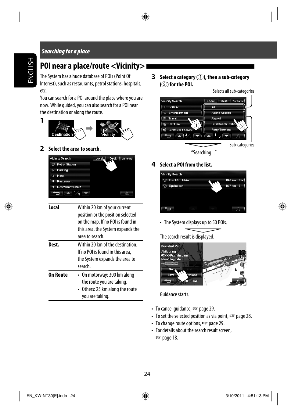 Poi near a place/route <vicinity, English | JVC KW-NT30 User Manual | Page 24 / 274