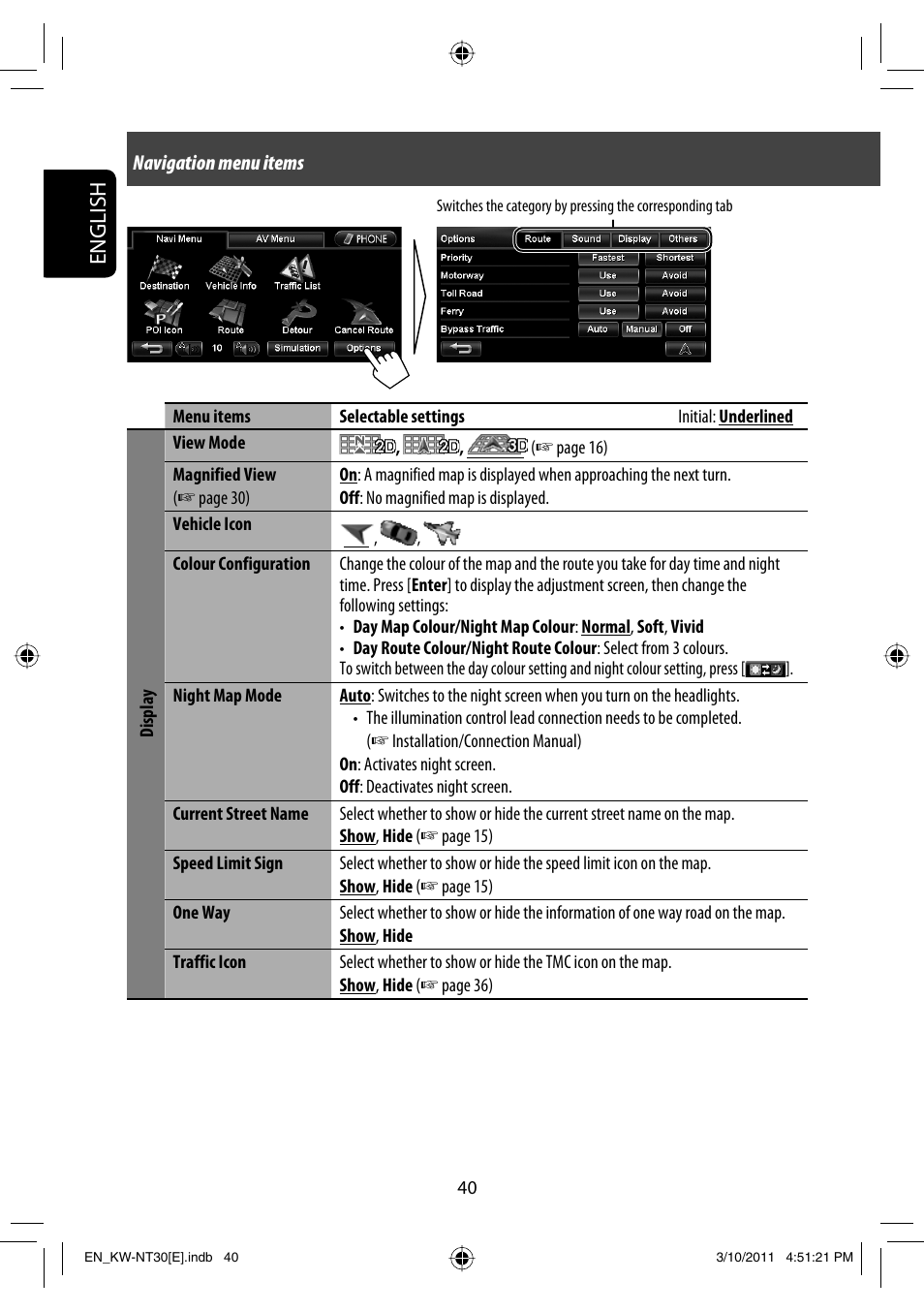 English | JVC KW-NT30 User Manual | Page 40 / 274