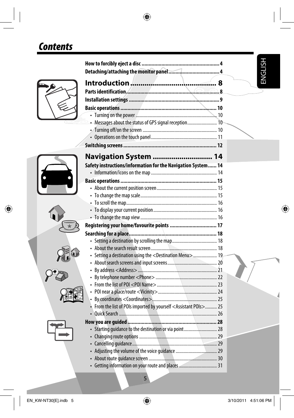 JVC KW-NT30 User Manual | Page 5 / 274