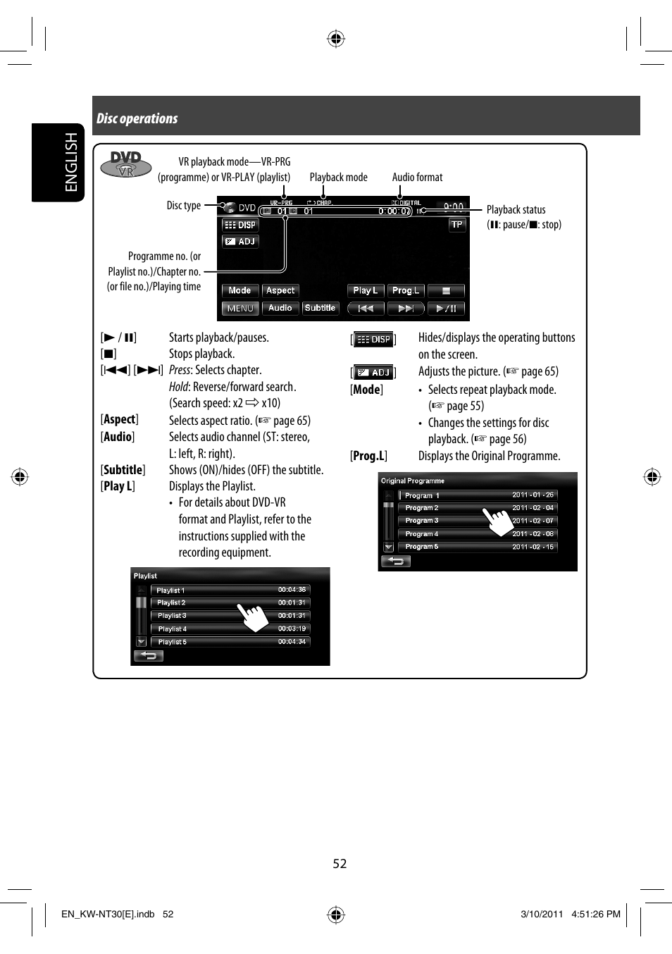 English | JVC KW-NT30 User Manual | Page 52 / 274