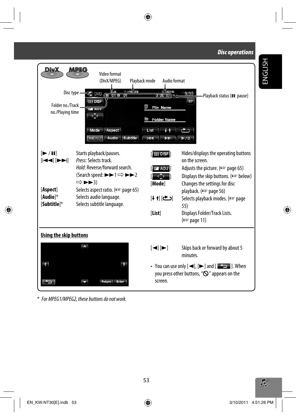 English | JVC KW-NT30 User Manual | Page 53 / 274