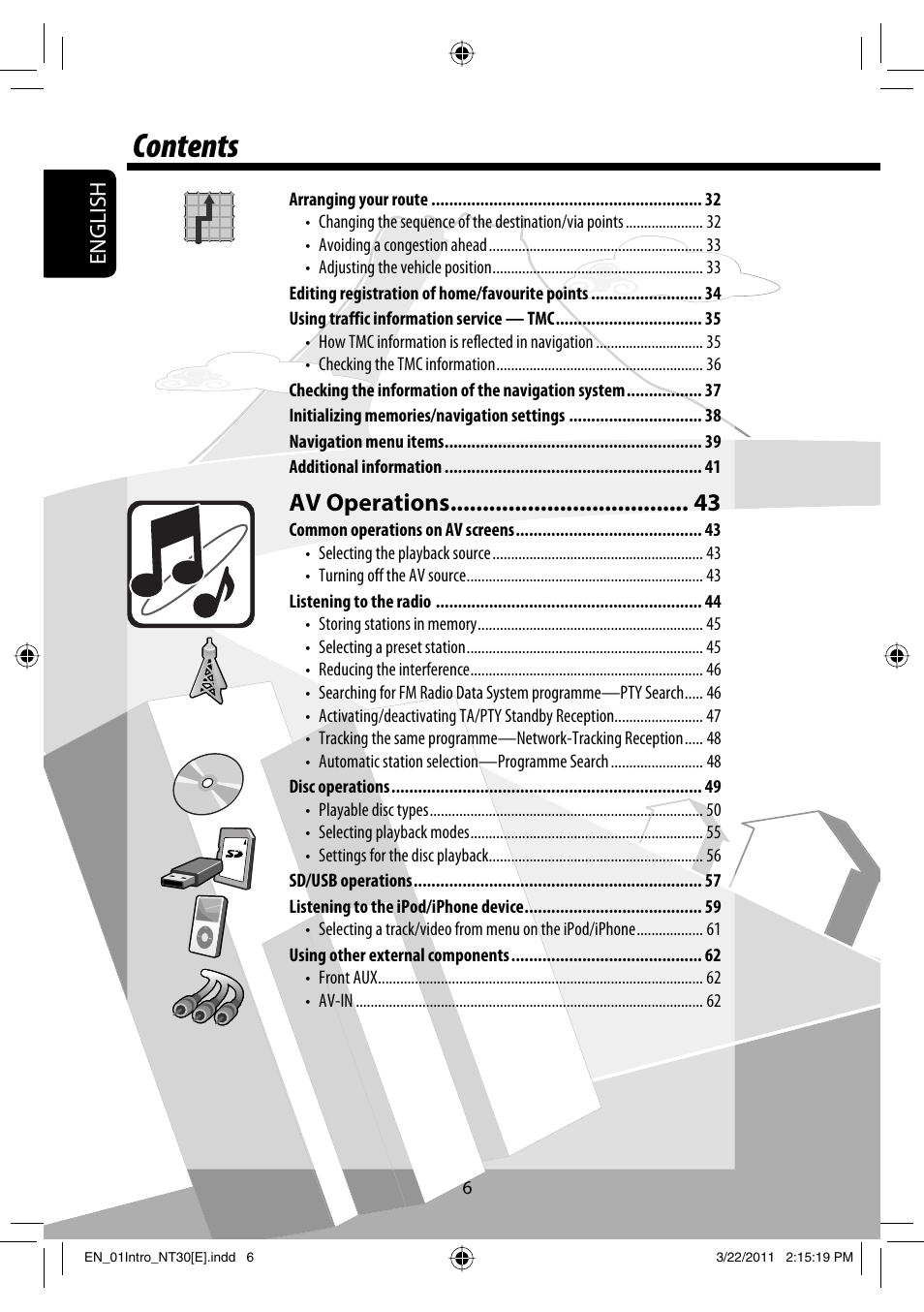 JVC KW-NT30 User Manual | Page 6 / 274