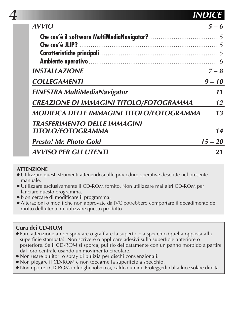 Indice | JVC GR-DVX10 User Manual | Page 104 / 244