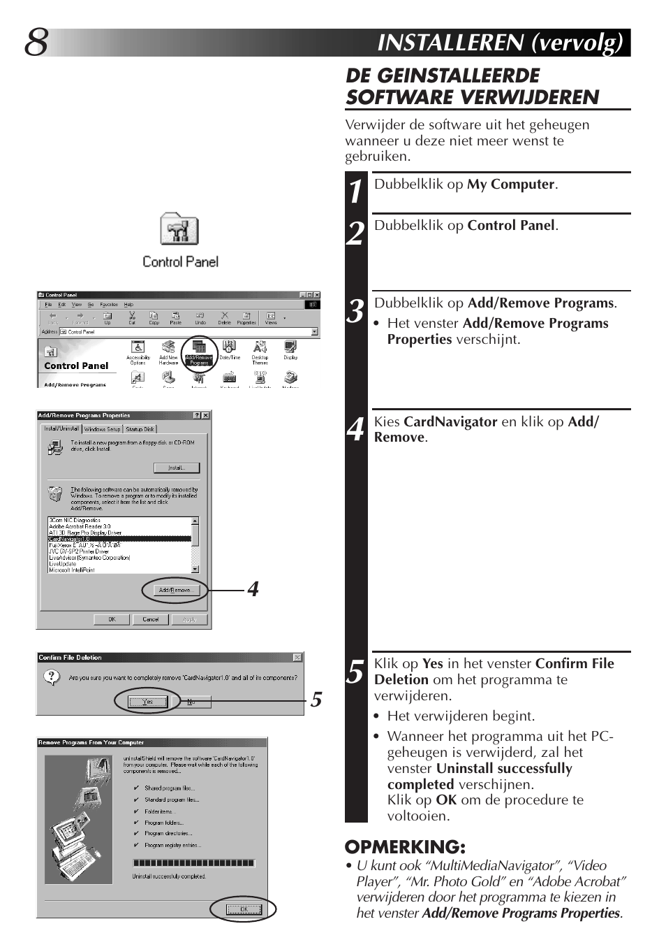 Installeren (vervolg) | JVC GR-DVX10 User Manual | Page 68 / 244