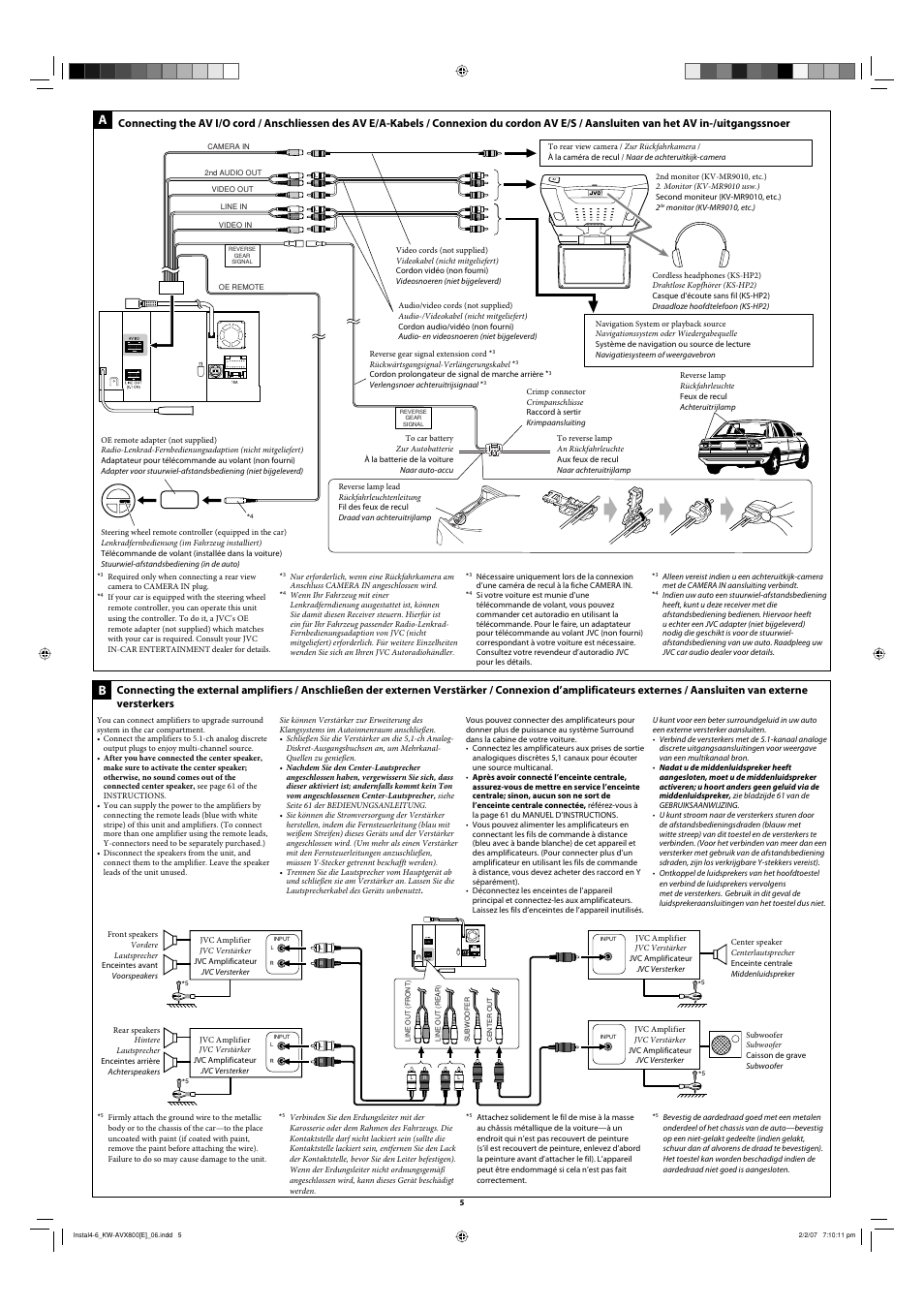 JVC KW-AVX800 User Manual | Page 5 / 6