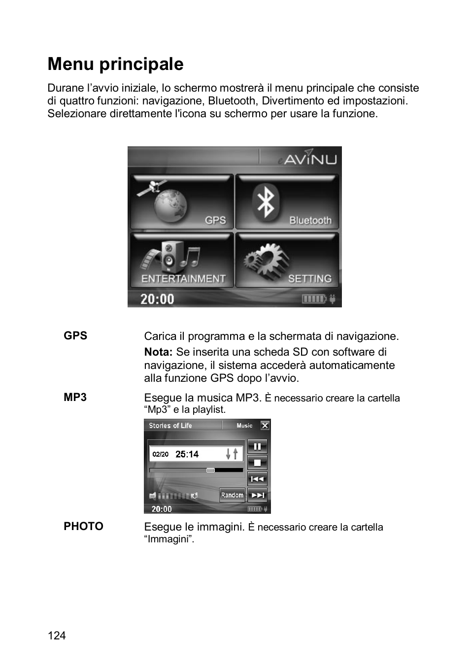 Menu principale | JVC KV-PX501 User Manual | Page 124 / 219