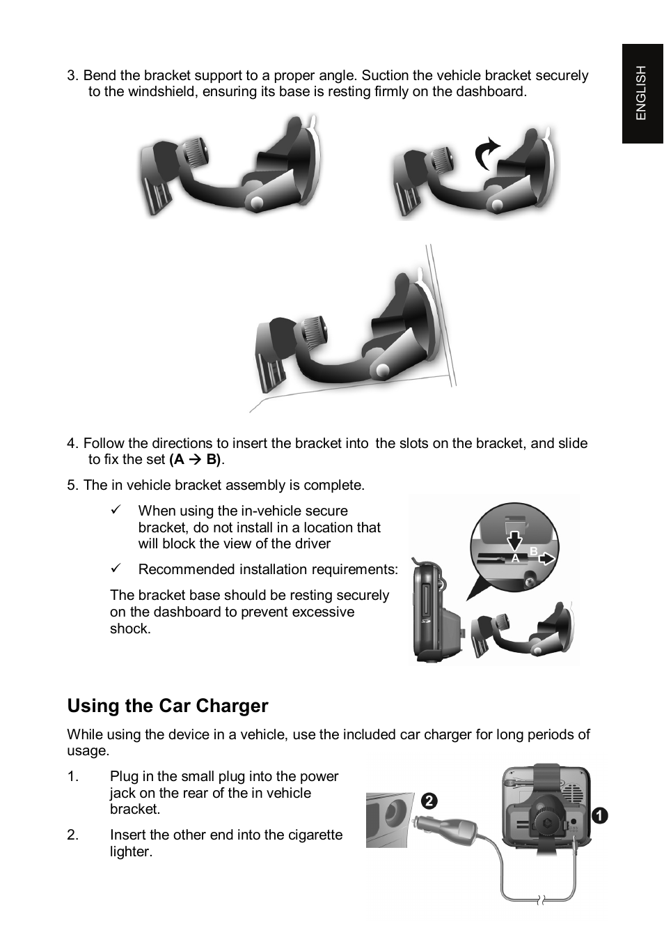 Using the car charger | JVC KV-PX501 User Manual | Page 15 / 219