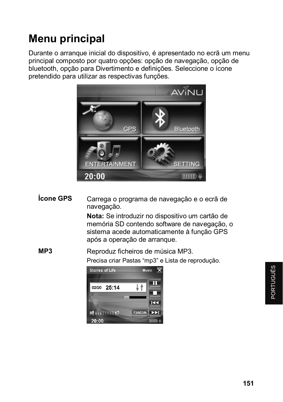 Menu principal | JVC KV-PX501 User Manual | Page 151 / 219