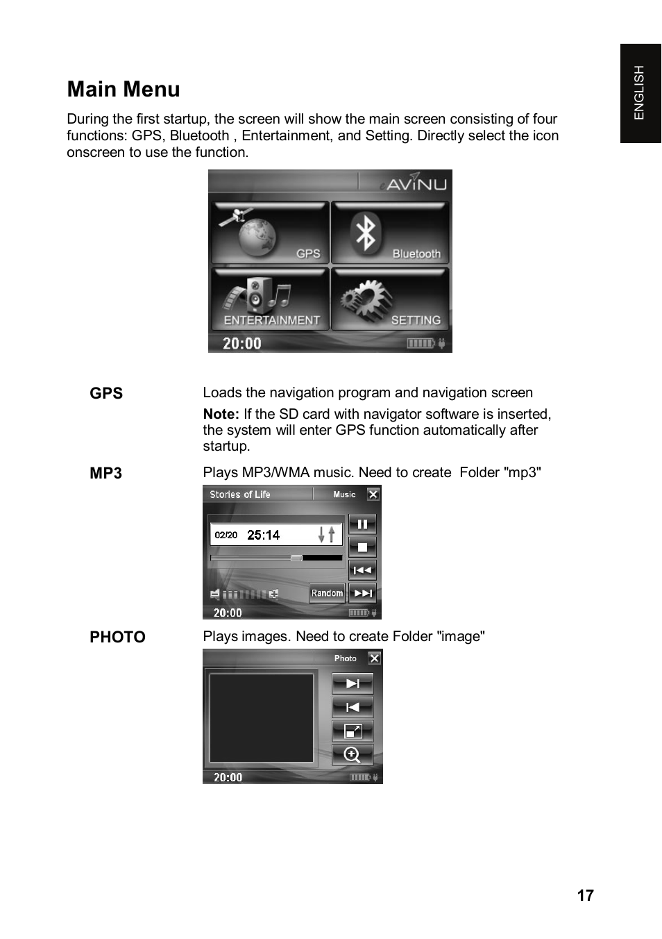 Main menu | JVC KV-PX501 User Manual | Page 17 / 219