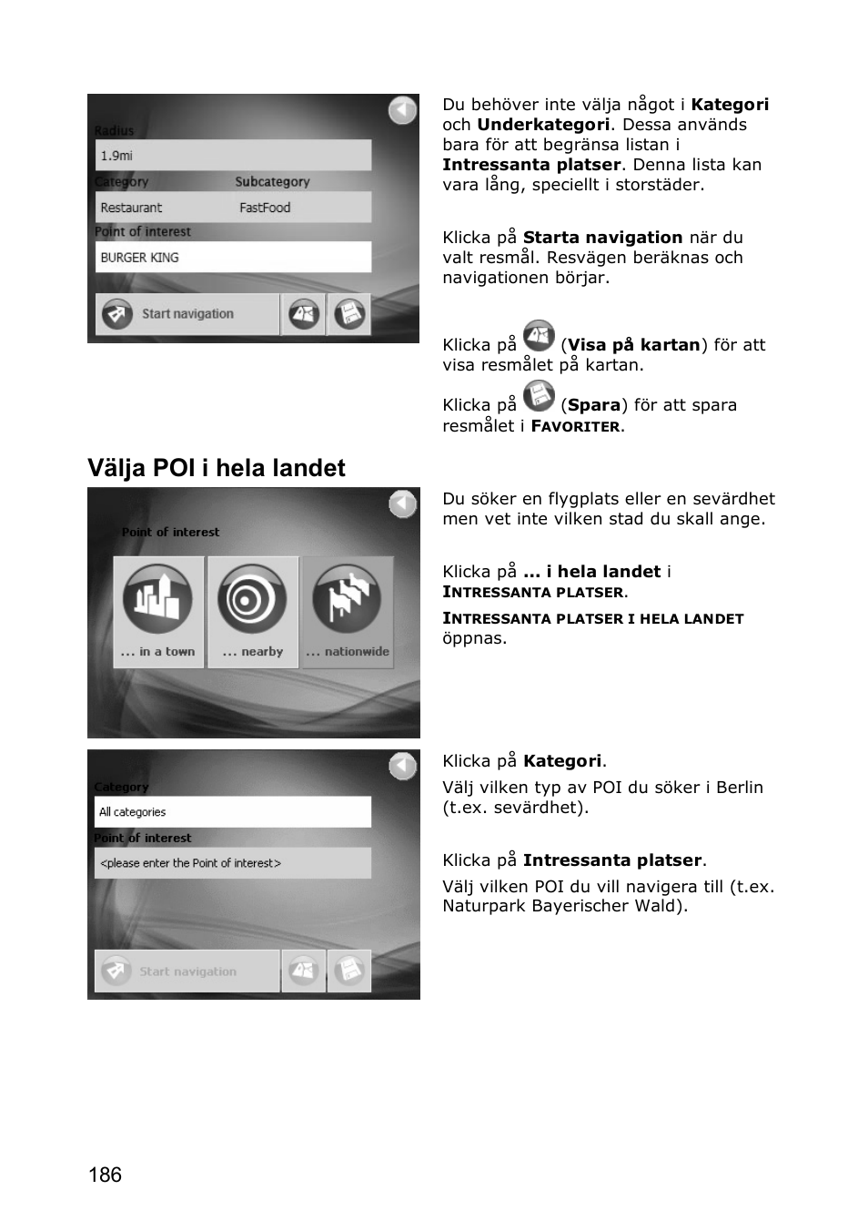 Välja poi i hela landet | JVC KV-PX501 User Manual | Page 186 / 219