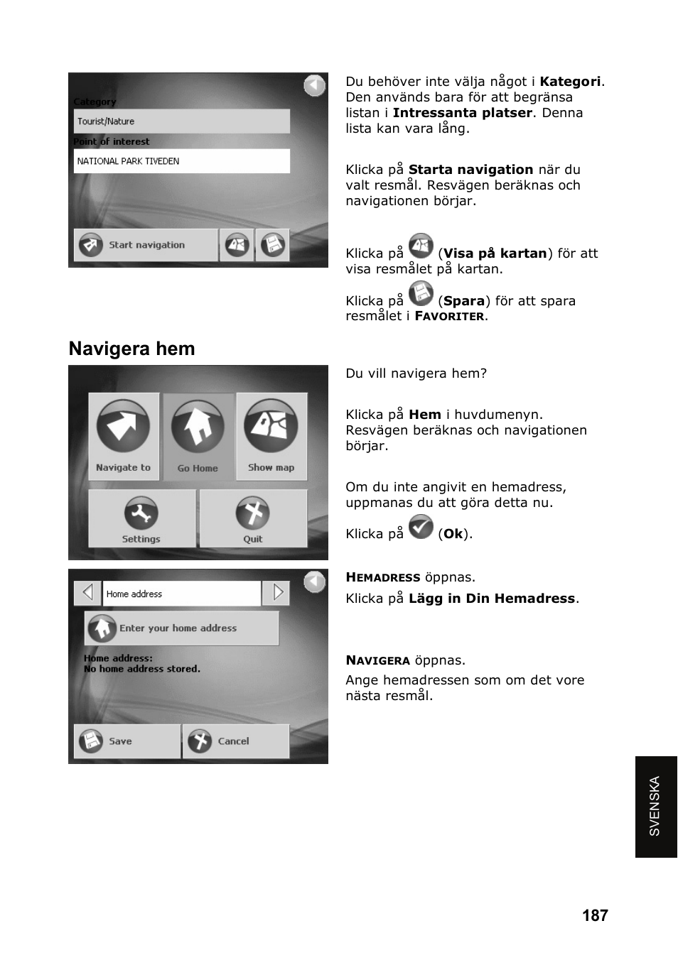 Navigera hem | JVC KV-PX501 User Manual | Page 187 / 219