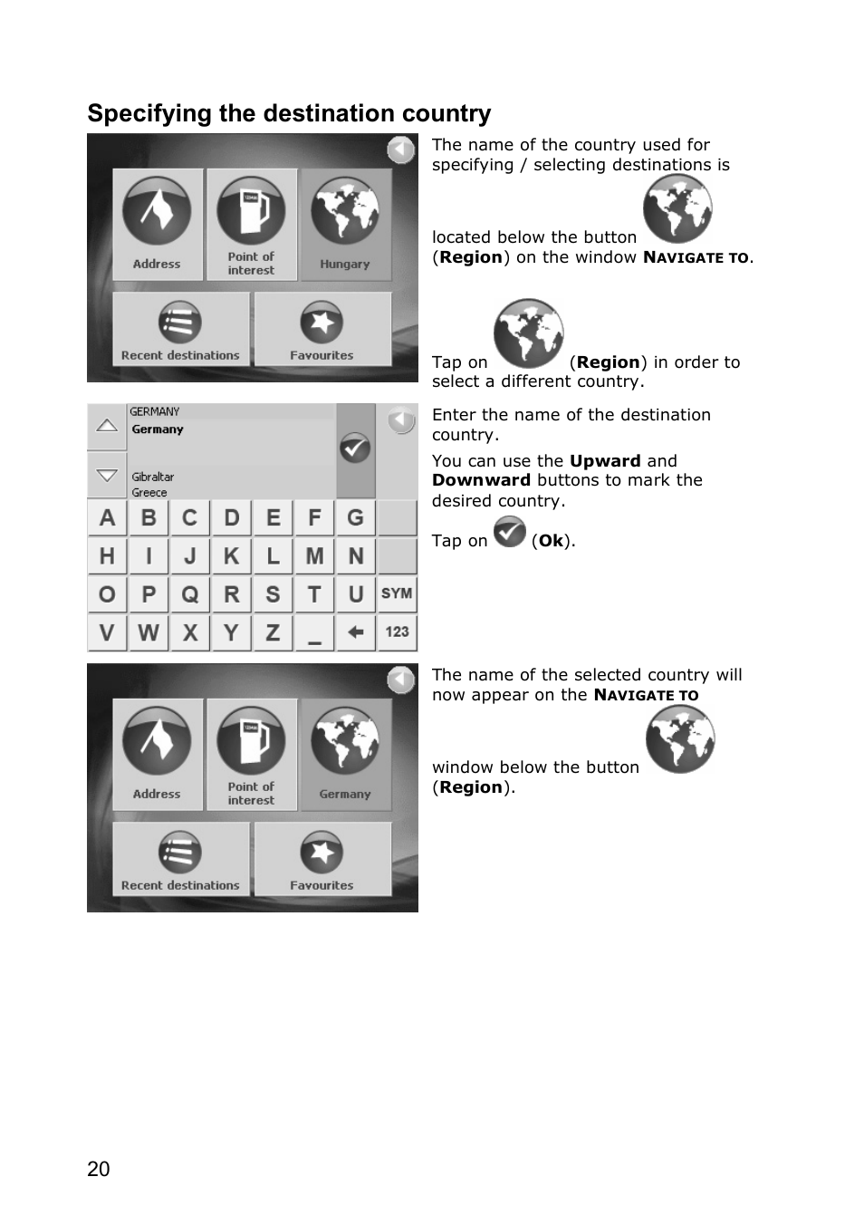 Specifying the destination country | JVC KV-PX501 User Manual | Page 20 / 219