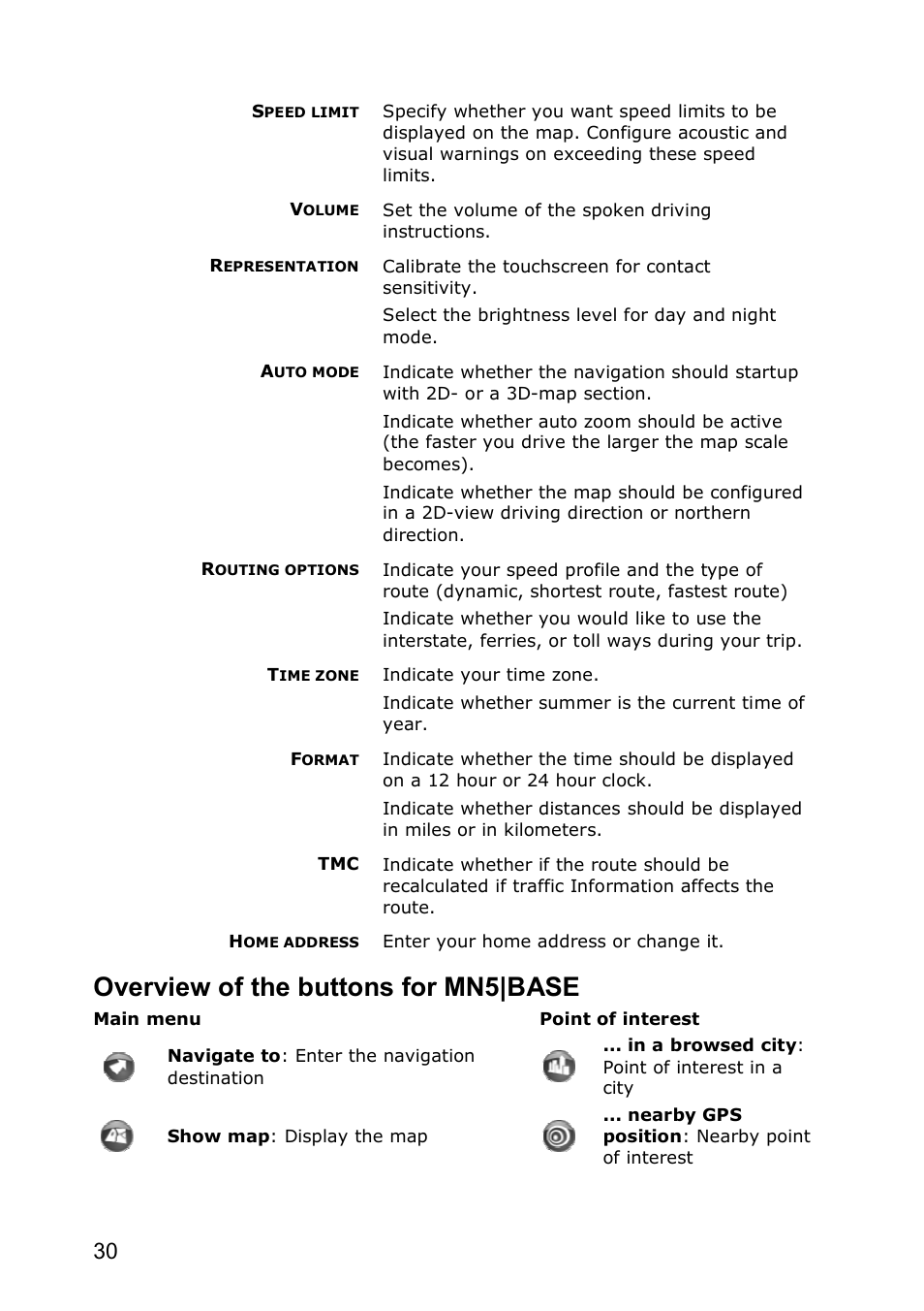 Overview of the buttons for mn5|base | JVC KV-PX501 User Manual | Page 30 / 219