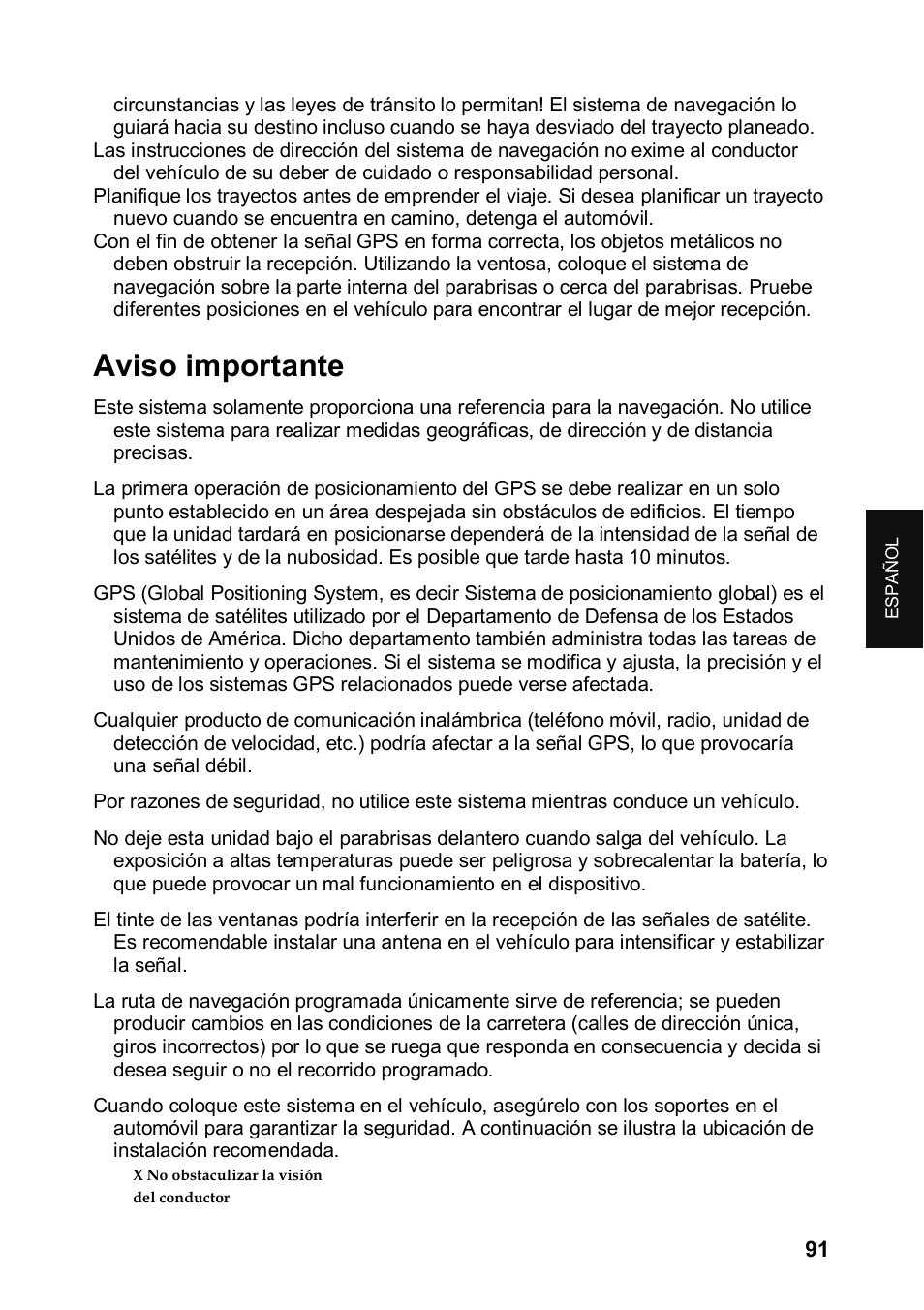 Aviso importante | JVC KV-PX501 User Manual | Page 91 / 219