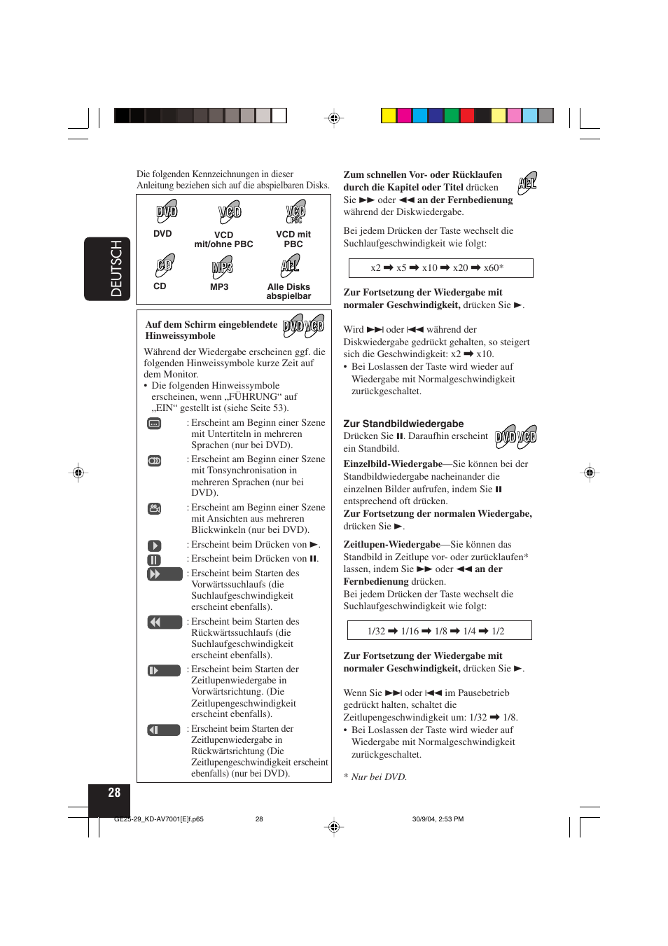 Deutsch | JVC KD-AV7001 User Manual | Page 118 / 363