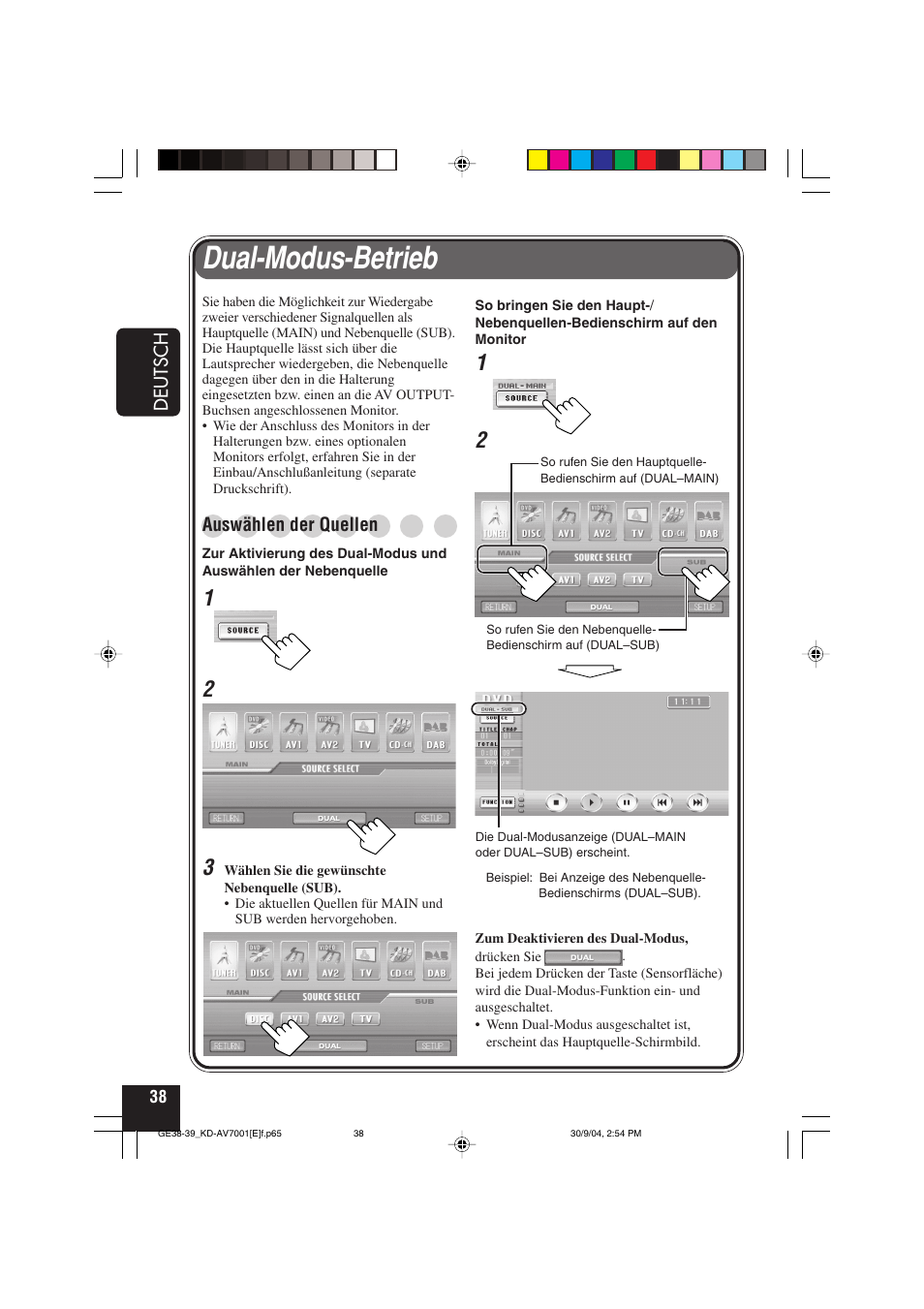 Dual-modus-betrieb | JVC KD-AV7001 User Manual | Page 128 / 363