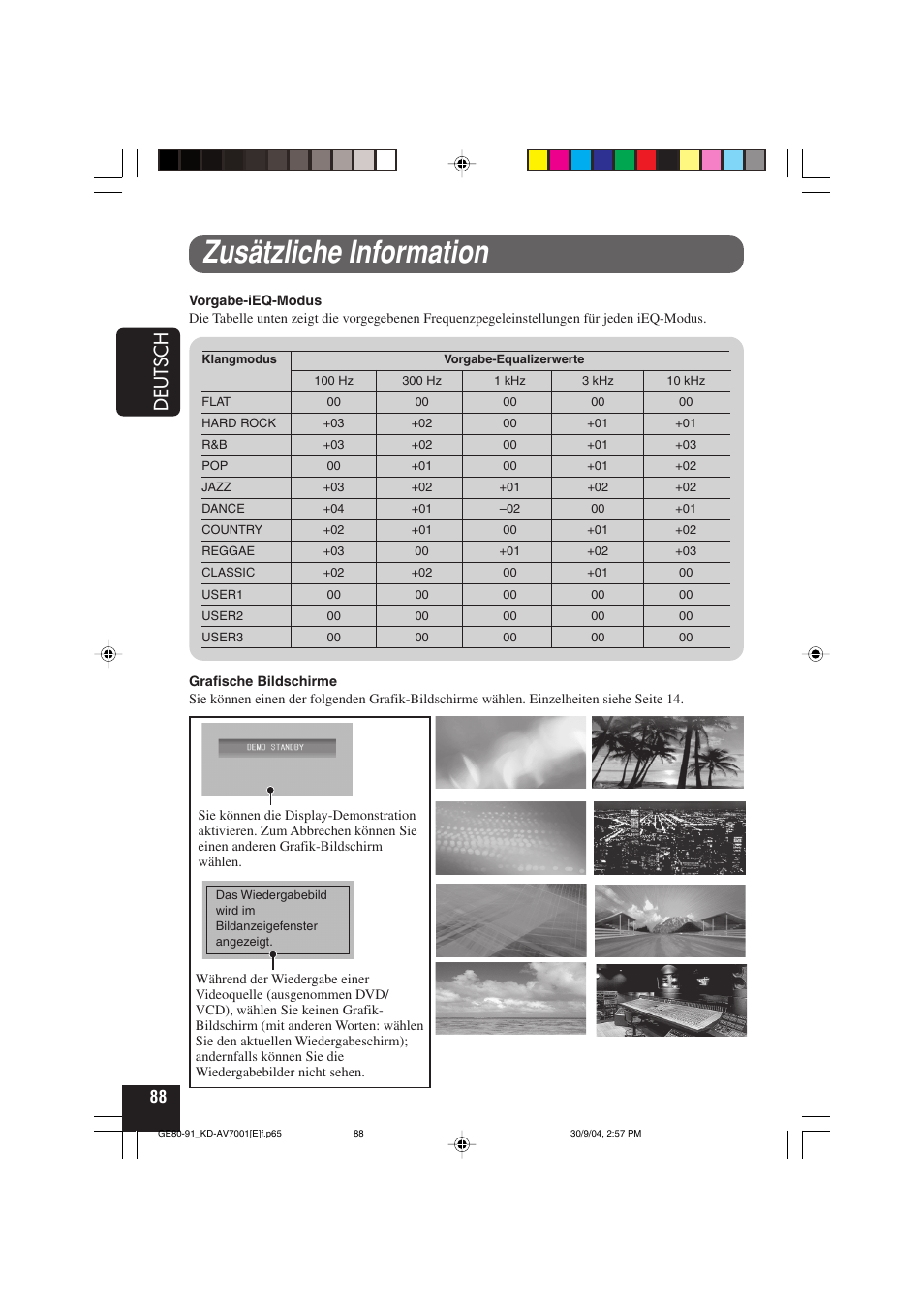 Zusätzliche information, Deutsch | JVC KD-AV7001 User Manual | Page 178 / 363