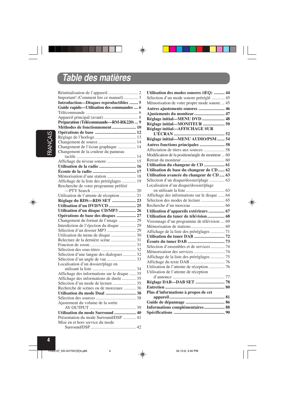 JVC KD-AV7001 User Manual | Page 184 / 363