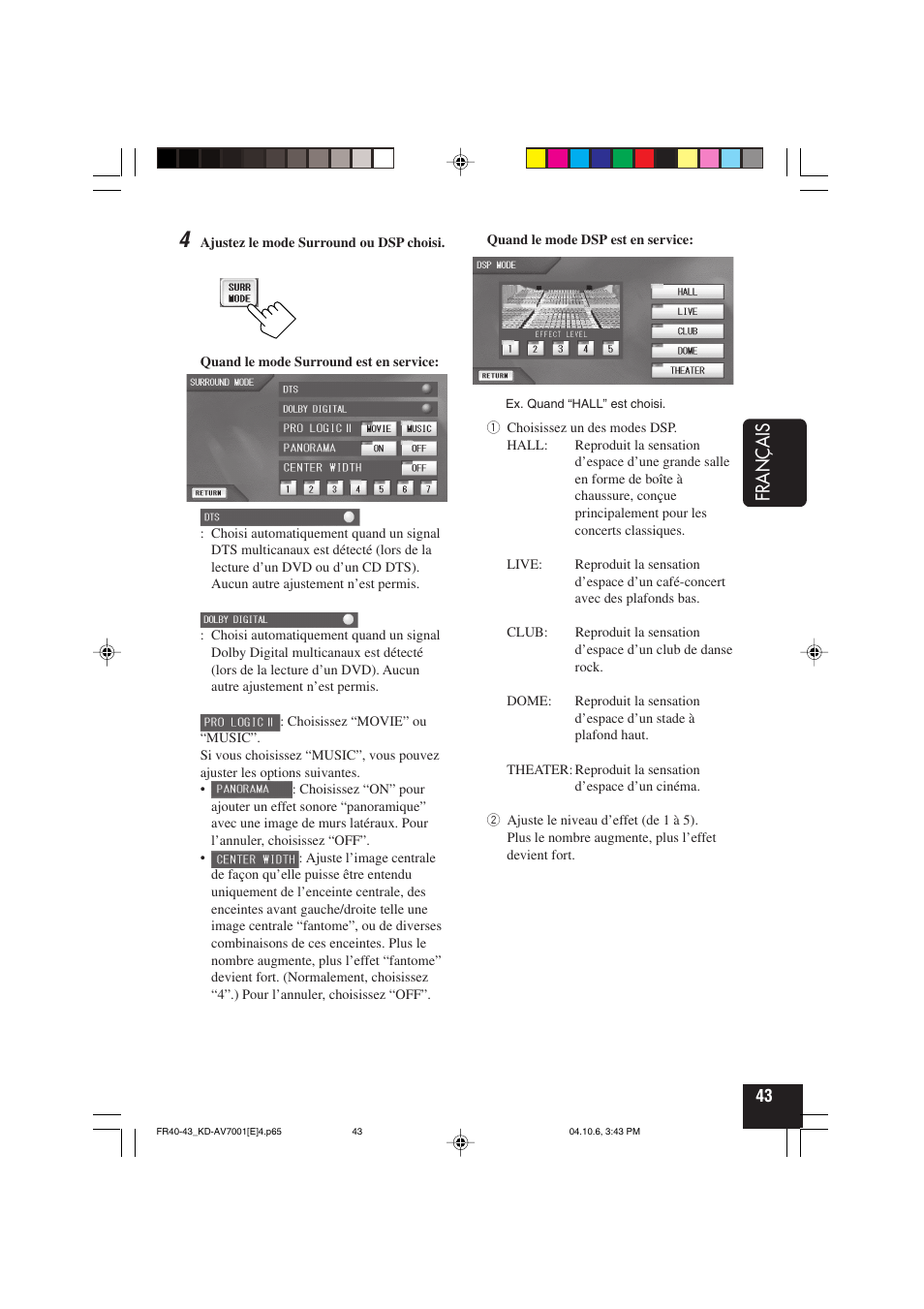 Français | JVC KD-AV7001 User Manual | Page 223 / 363