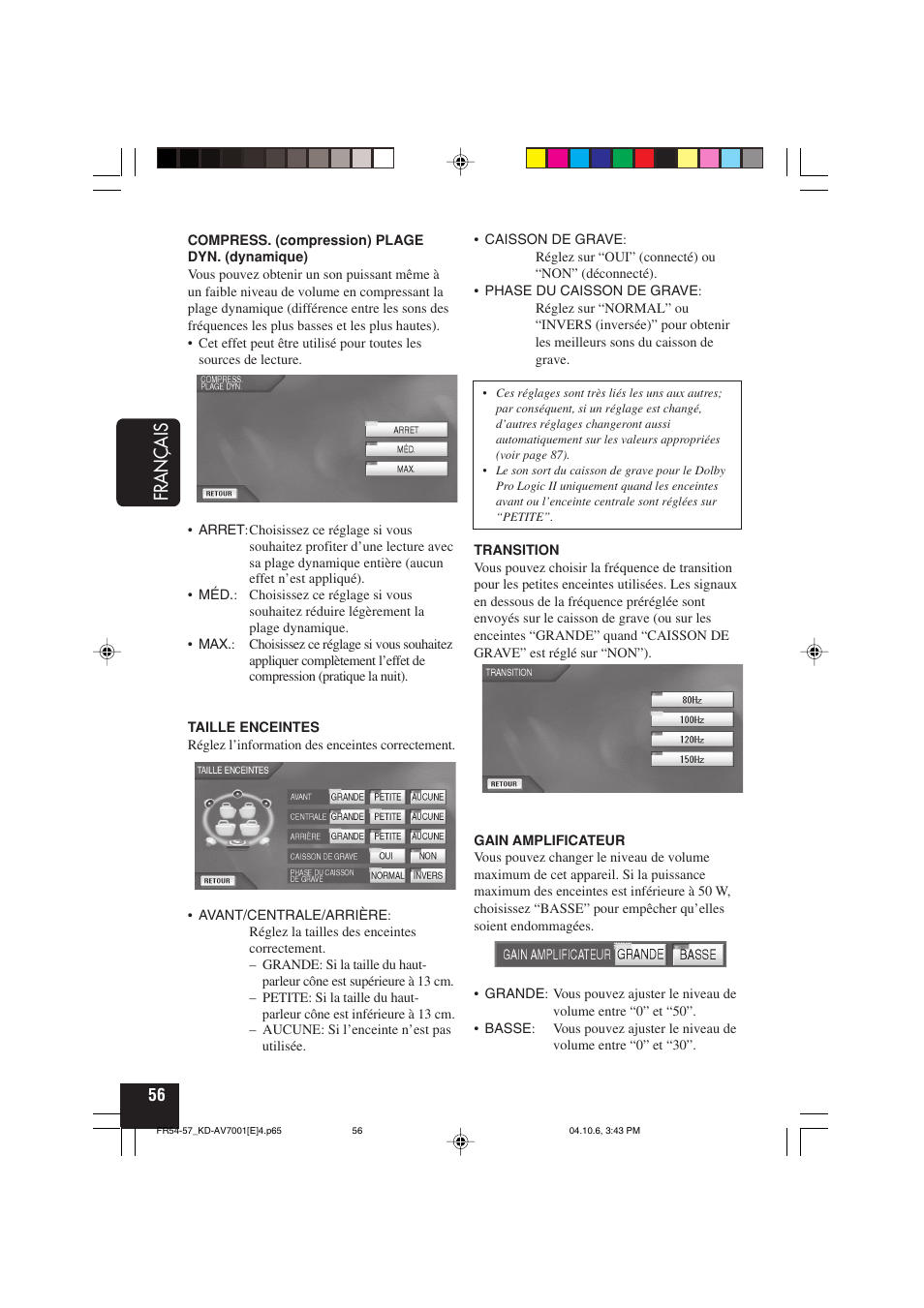 Français | JVC KD-AV7001 User Manual | Page 236 / 363