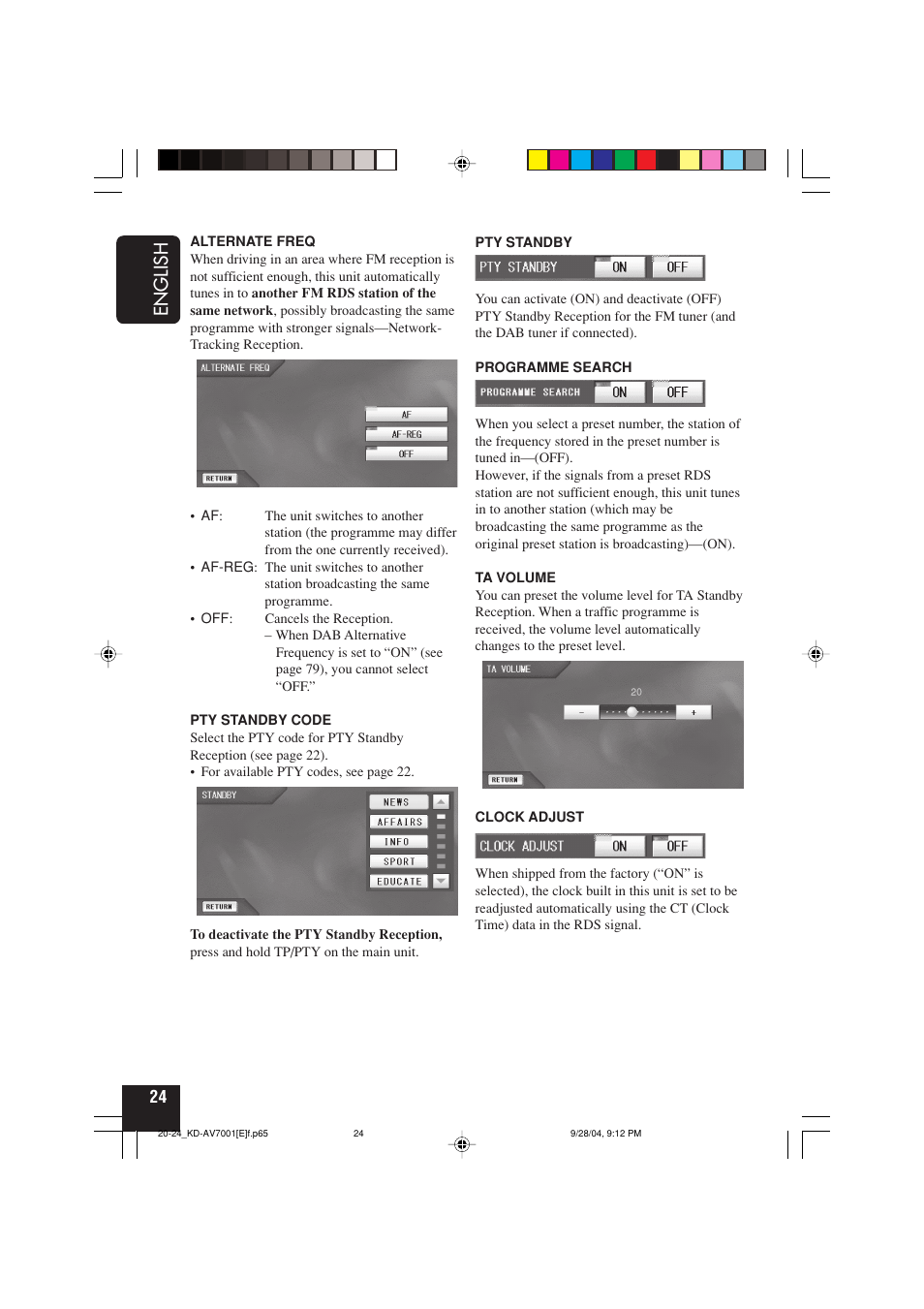 English | JVC KD-AV7001 User Manual | Page 24 / 363