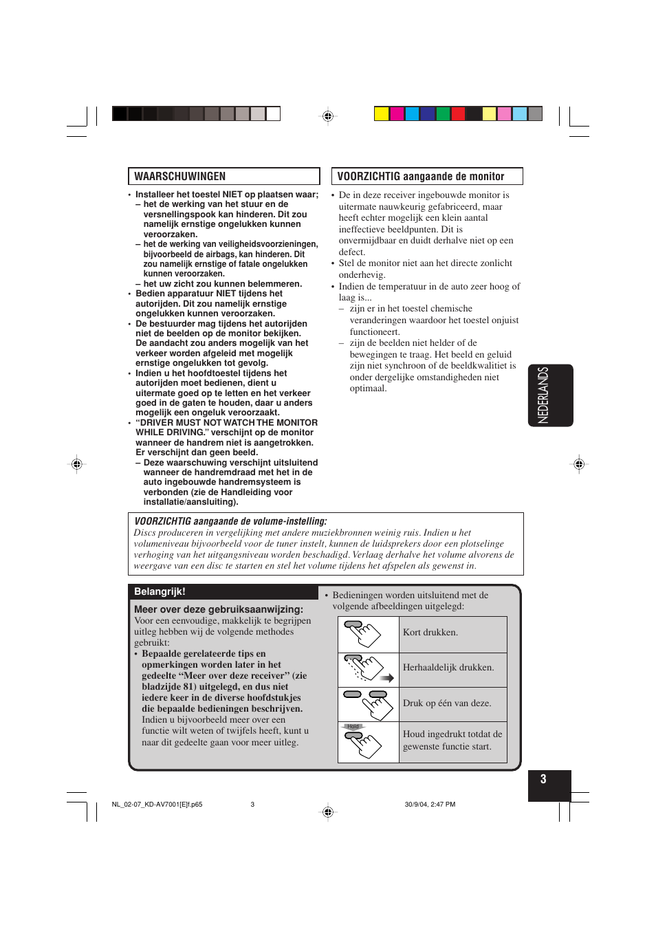 Nederlands | JVC KD-AV7001 User Manual | Page 273 / 363