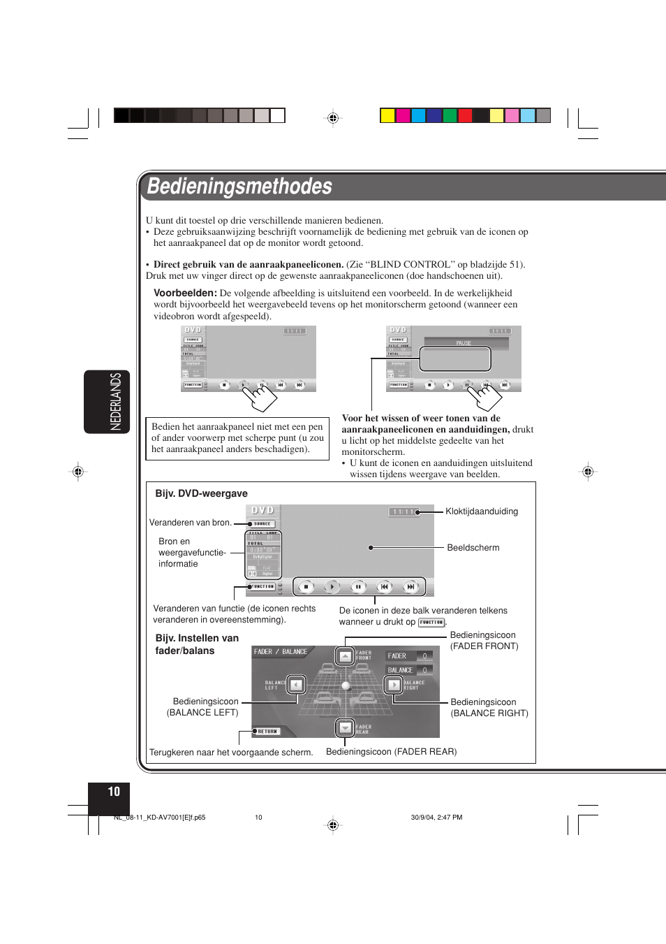 Bedieningsmethodes, Nederlands | JVC KD-AV7001 User Manual | Page 280 / 363