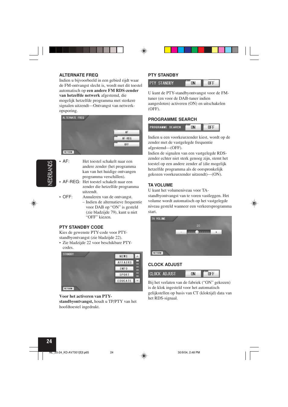 Nederlands | JVC KD-AV7001 User Manual | Page 294 / 363