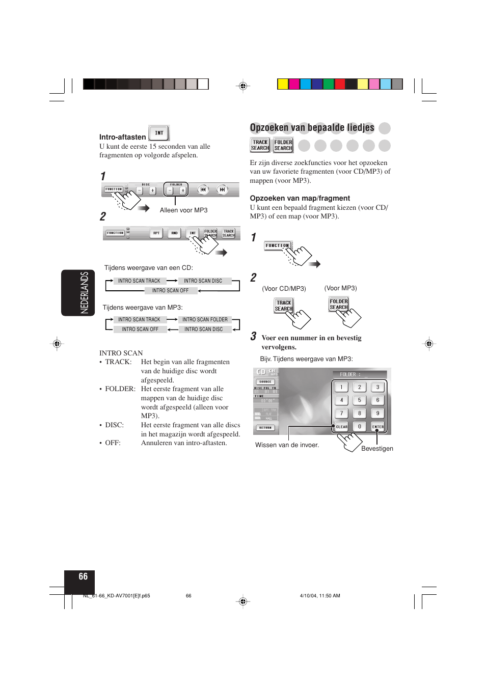Nederlands, Opzoeken van bepaalde liedjes | JVC KD-AV7001 User Manual | Page 336 / 363