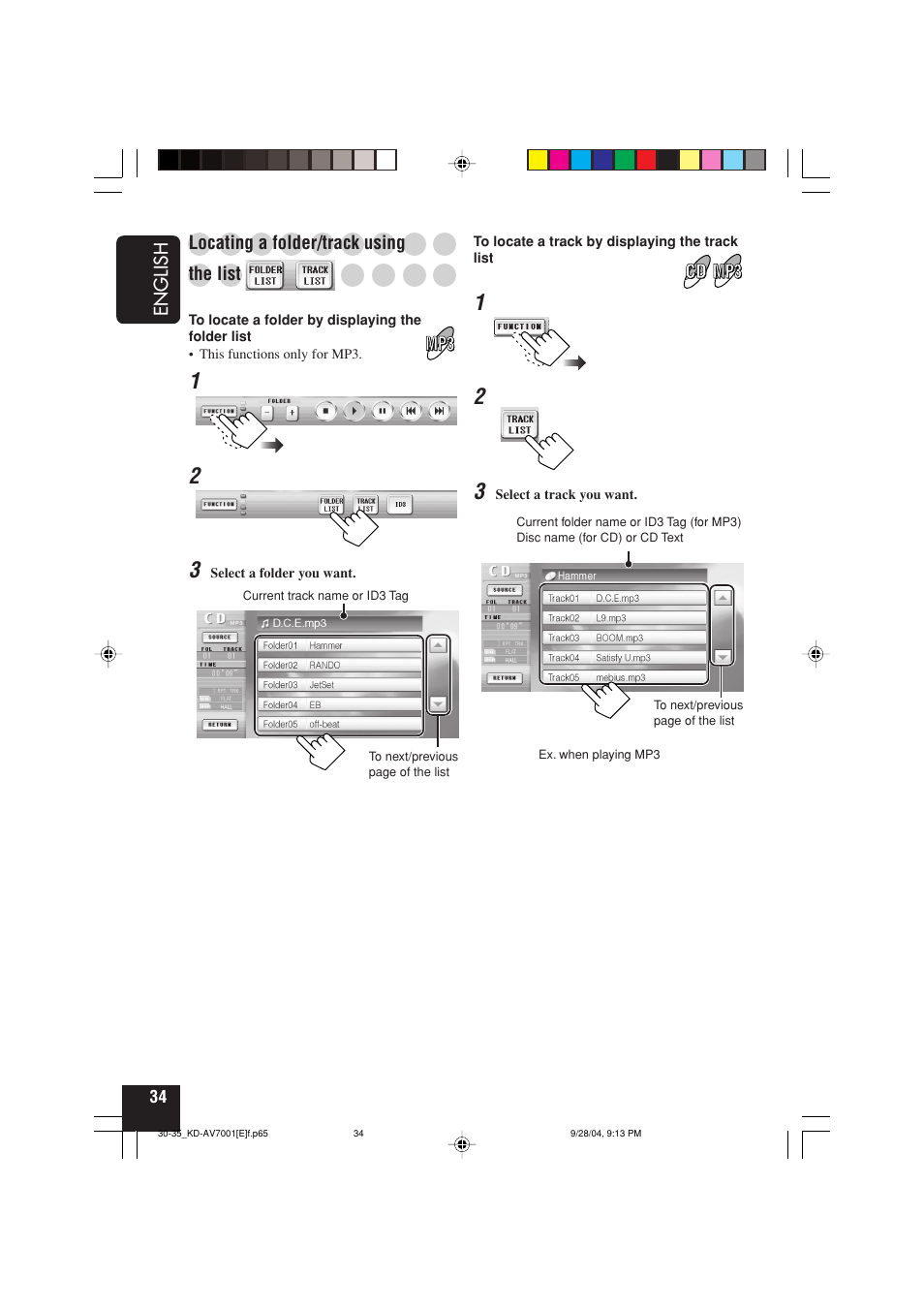 JVC KD-AV7001 User Manual | Page 34 / 363