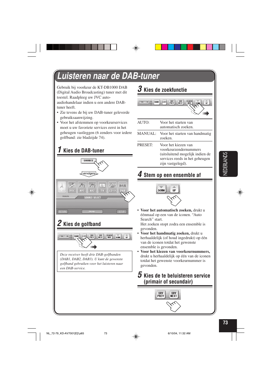 Luisteren naar de dab-tuner | JVC KD-AV7001 User Manual | Page 343 / 363