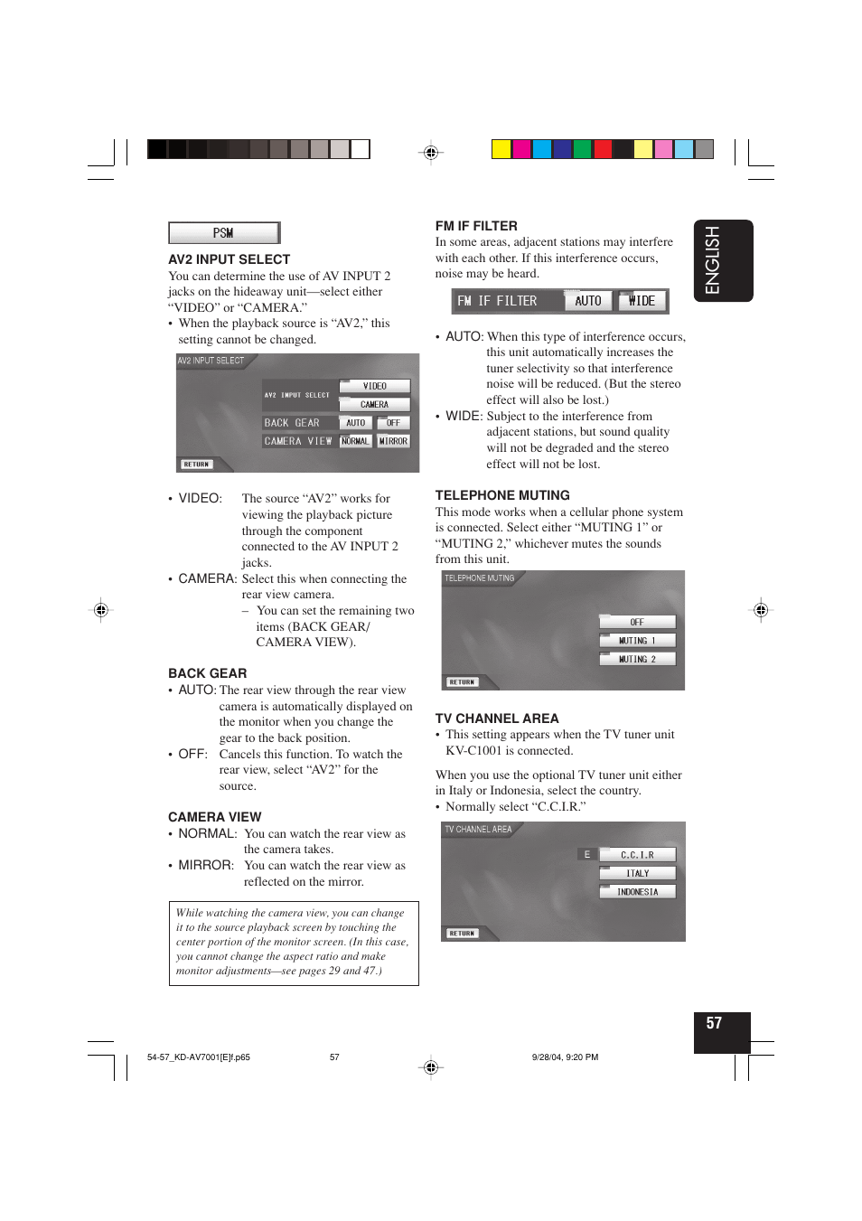 English | JVC KD-AV7001 User Manual | Page 57 / 363