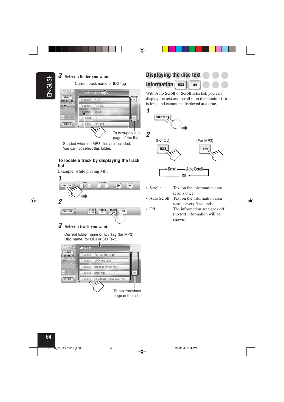 JVC KD-AV7001 User Manual | Page 64 / 363