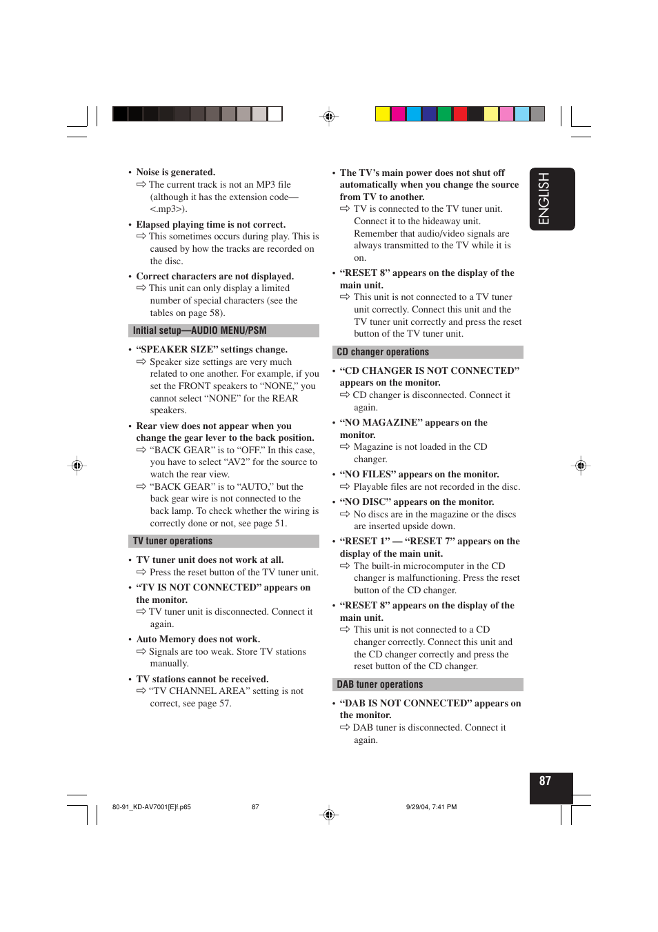 English | JVC KD-AV7001 User Manual | Page 87 / 363