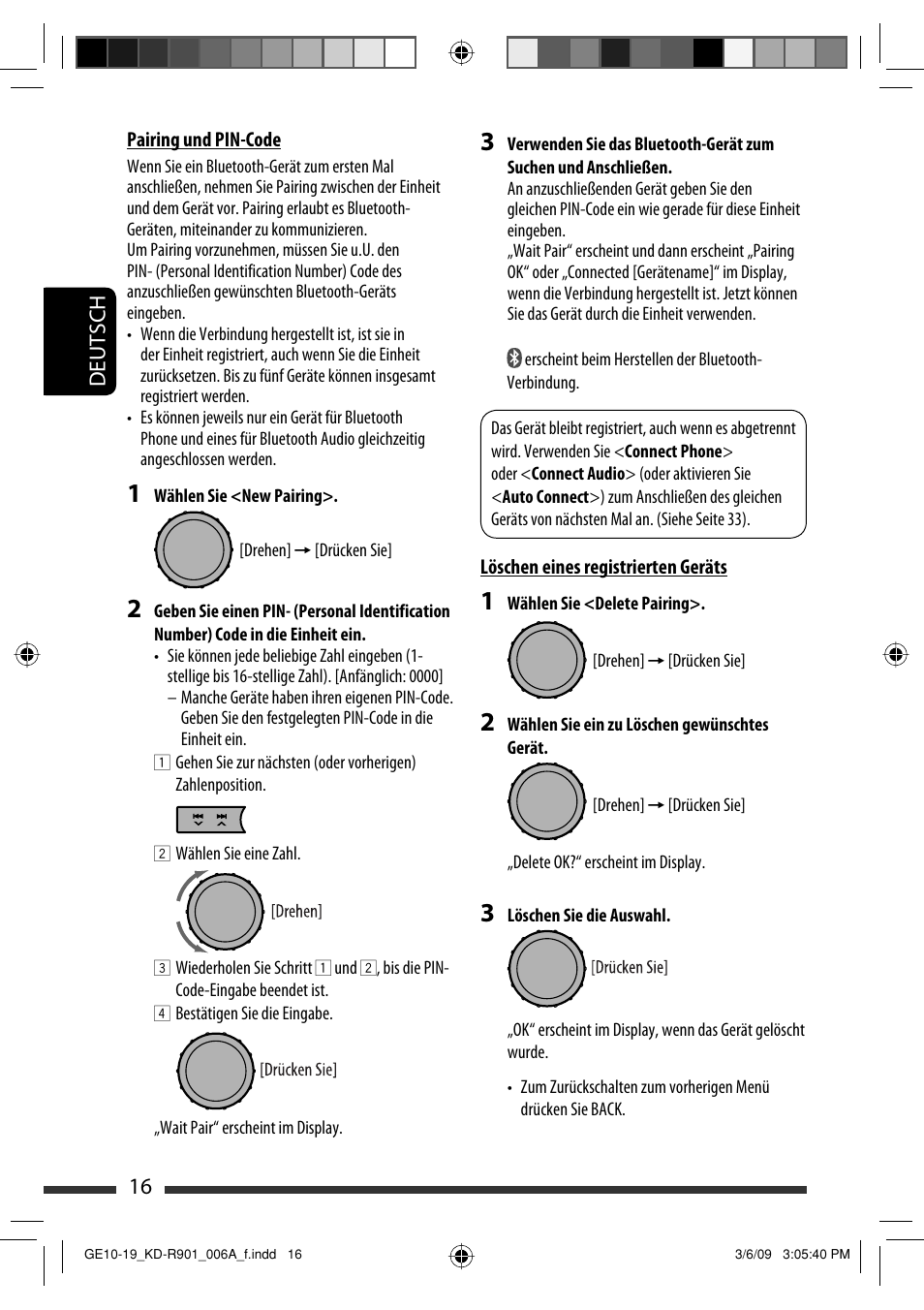 Deutsch 16 | JVC KD-R901 User Manual | Page 62 / 185