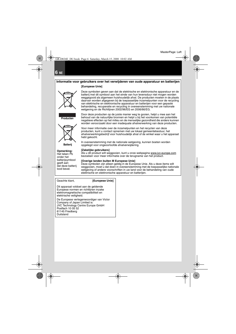 JVC GR-D824 User Manual | Page 46 / 120