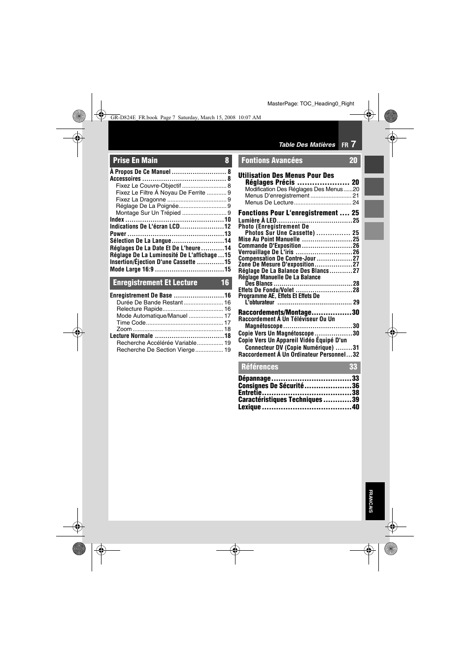 JVC GR-D824 User Manual | Page 87 / 120