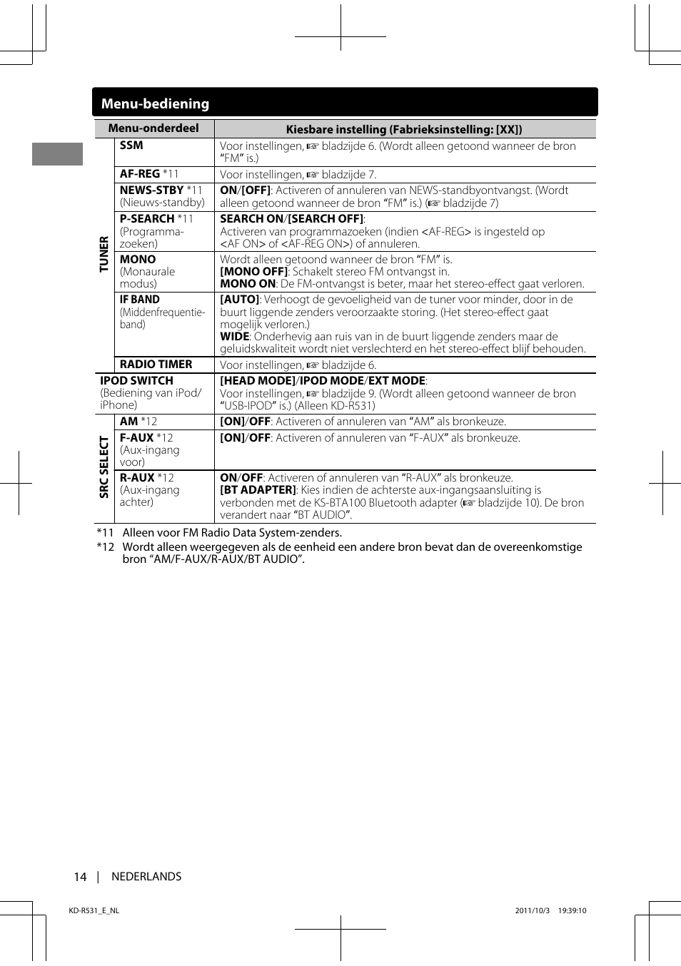 JVC KD-R531 User Manual | Page 14 / 74