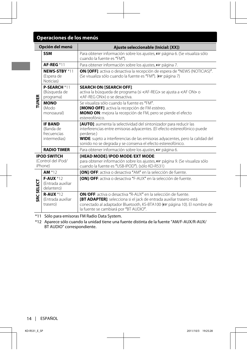 JVC KD-R531 User Manual | Page 32 / 74