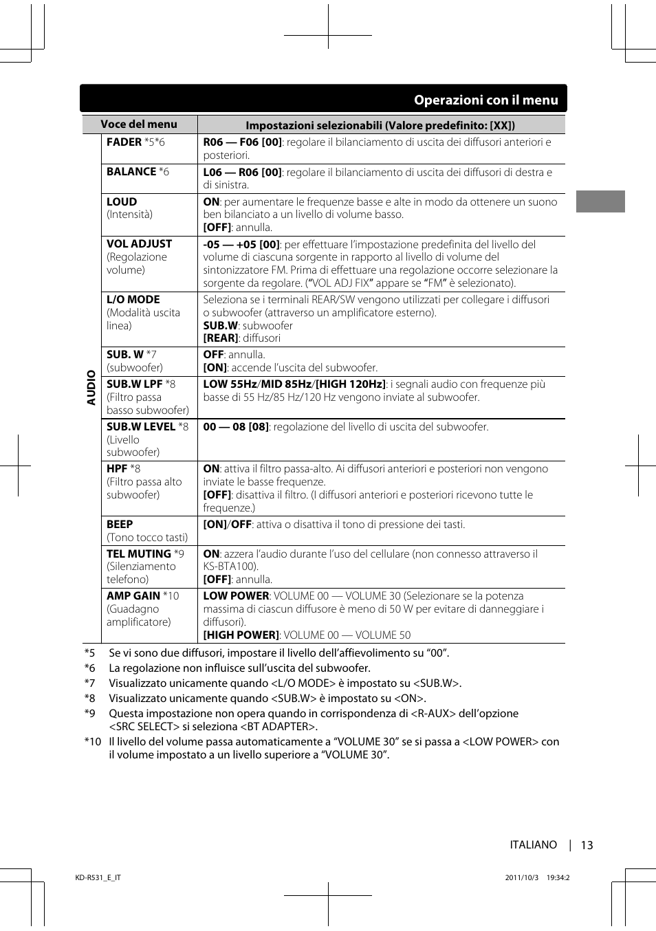 JVC KD-R531 User Manual | Page 49 / 74