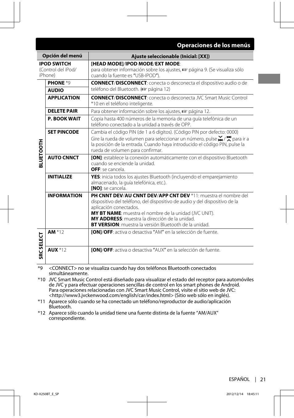 JVC KD-X250BT User Manual | Page 49 / 115