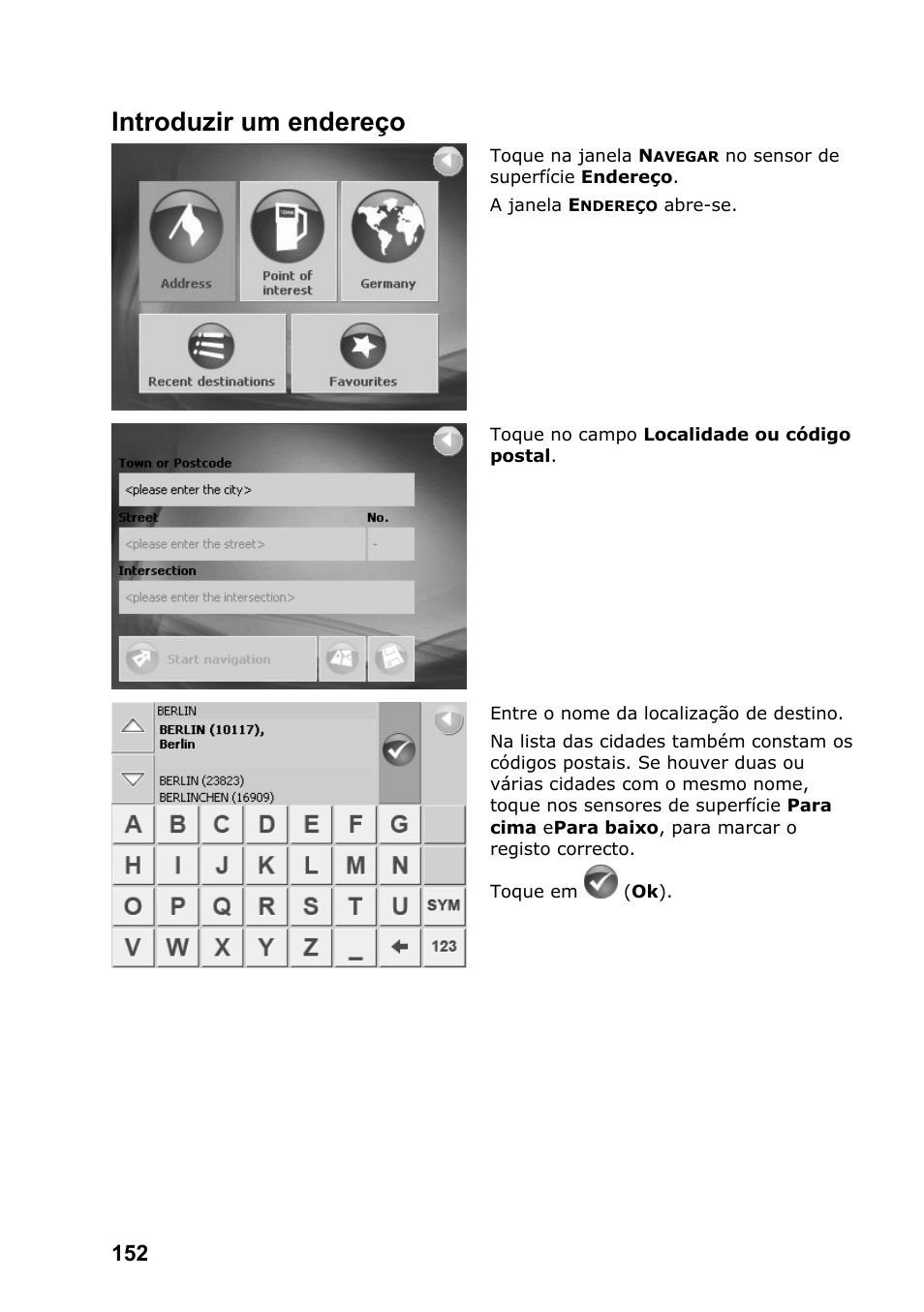 Introduzir um endereço | JVC KV-PX701 User Manual | Page 152 / 215