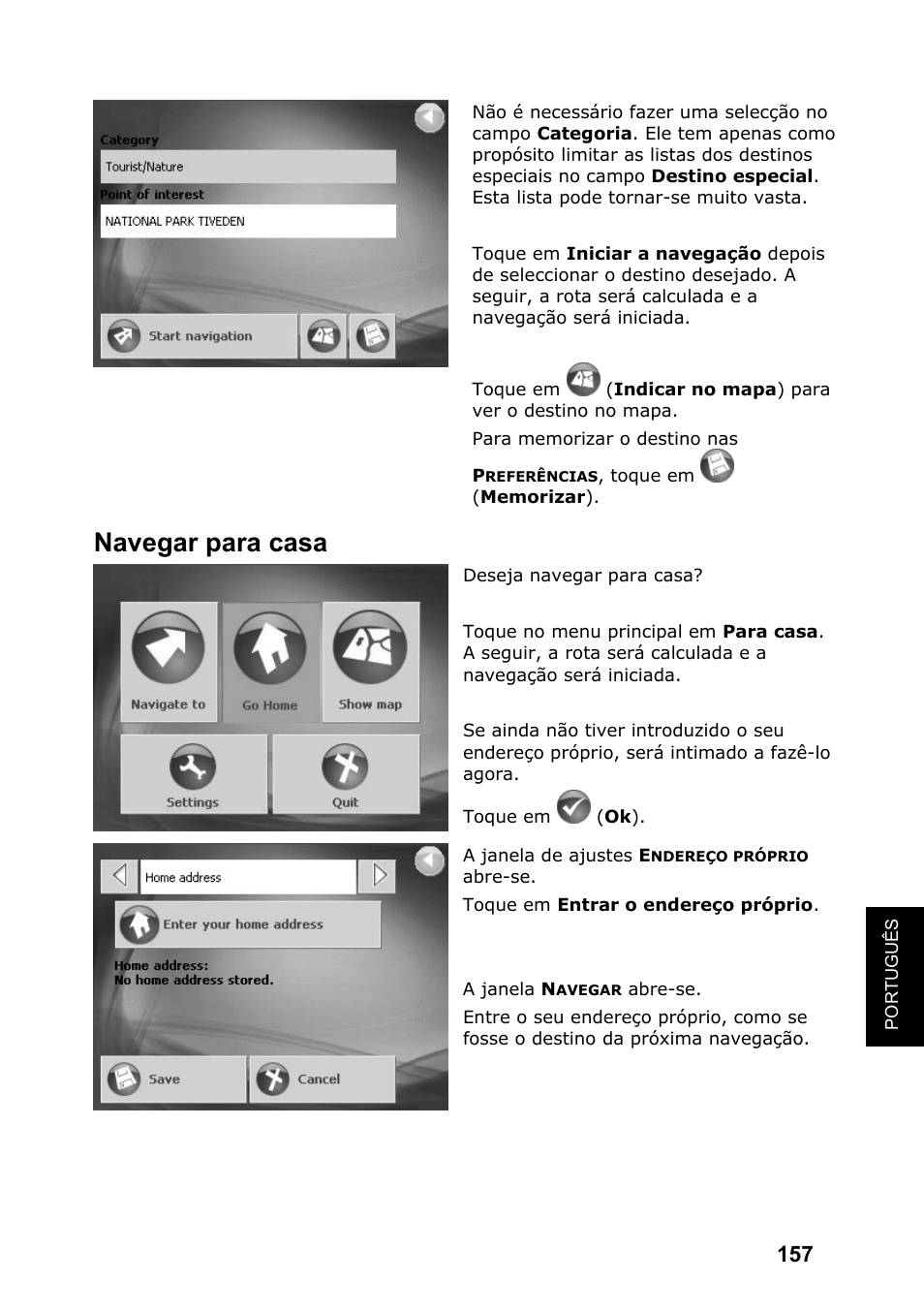 Navegar para casa | JVC KV-PX701 User Manual | Page 157 / 215